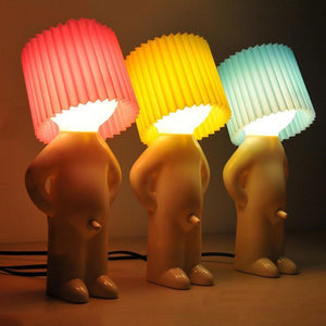 Shy Little Man Lamp – Funny Novelty Night Light