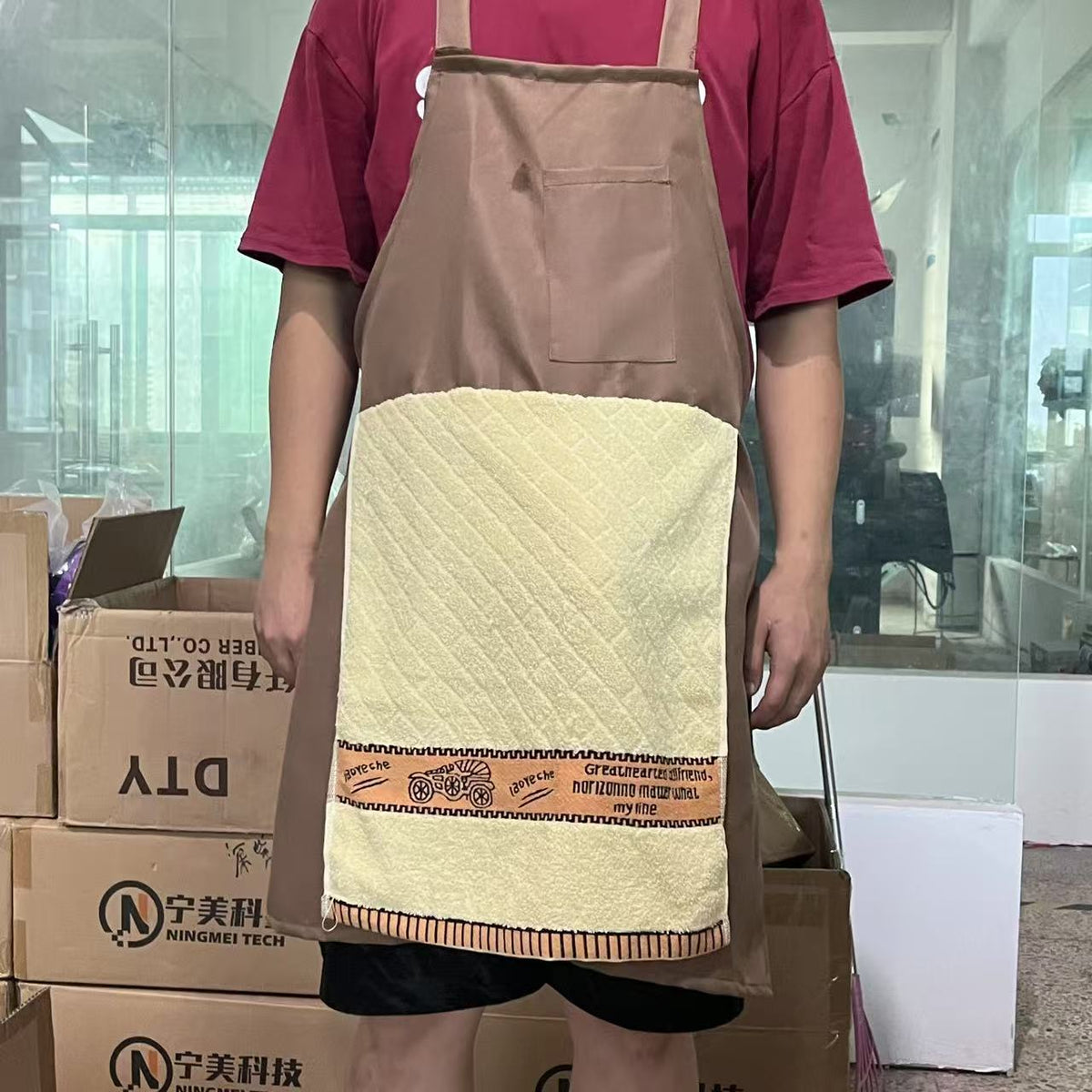 Prank apron gag gift