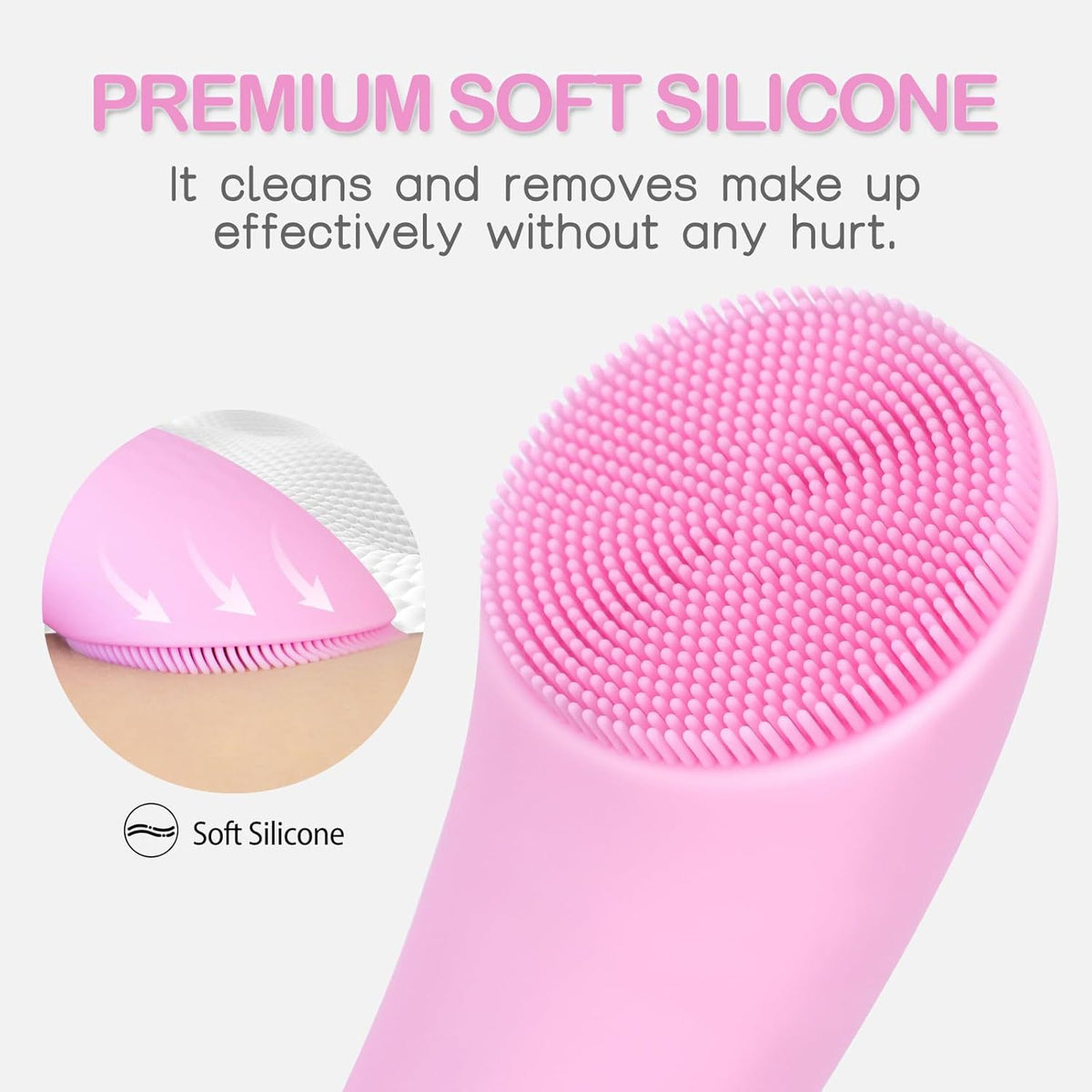 Heated facial cleansing brush