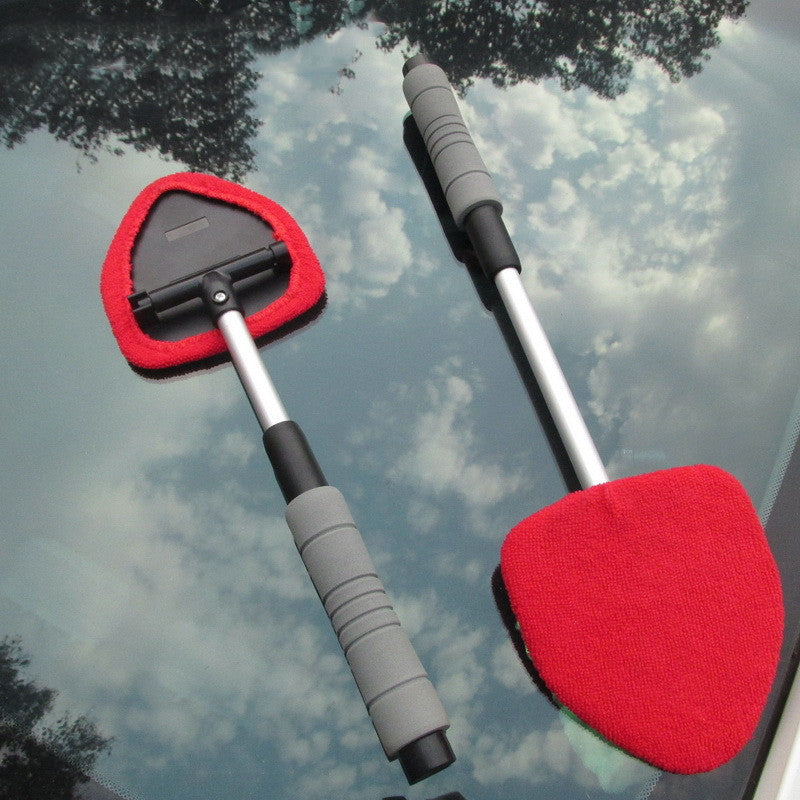 Telescopic Windshield Cleaning Brush — Interior Glass & Fog Wiper