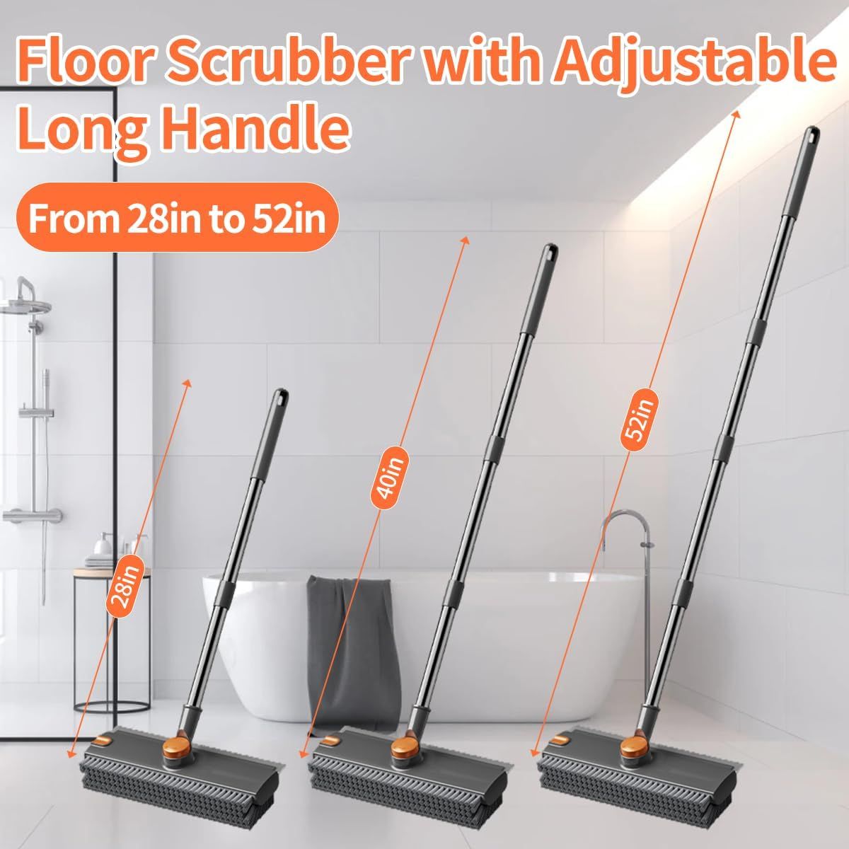 Stiff bristles for tile & grout