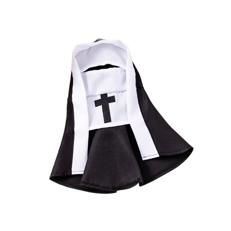 Pet nun costume detail