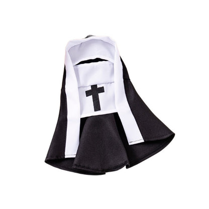 Pet nun costume detail