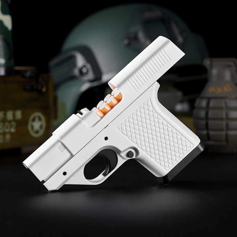 Pistol torch lighter white
