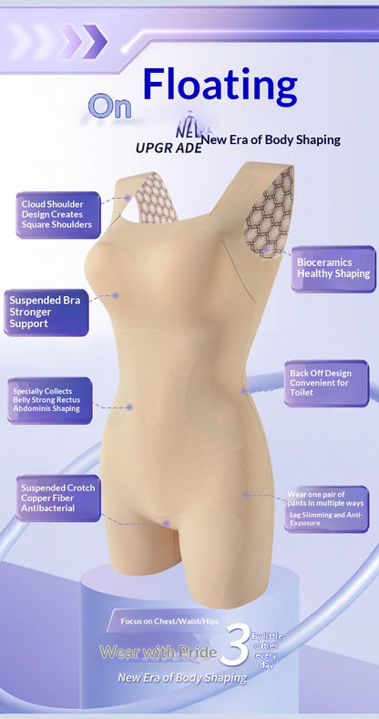 Seamless sculpting bodysuit