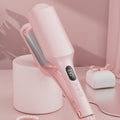 Ionic Deep Wave Hair Waver — W-Shape Curler with Timer