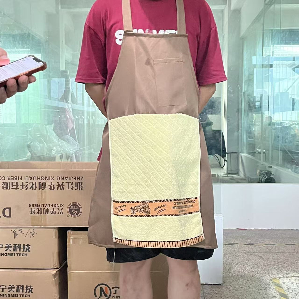 BBQ prank apron